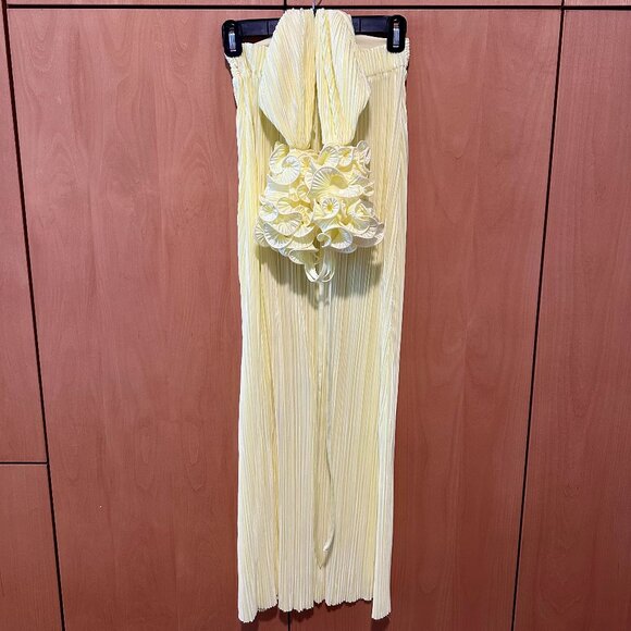 Hello Molly Trust Your Love Maxi Dress Yellow XS - Picture 7 of 8